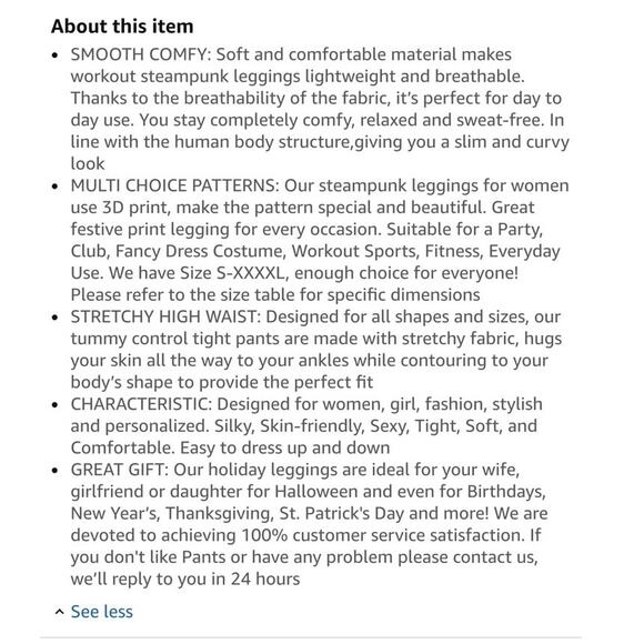 Steampunk chick leggings - Picture 11 of 14